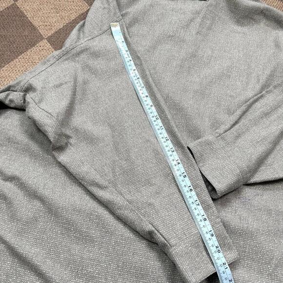 SIGNUM Beige Textured Shirt XL Cotton Blend Made in Germany Long Sleeve Overcoat - Picture 8 of 9
